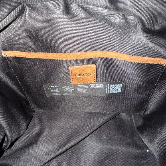 ASOS brown suede bowler tote bag - Picture 8 of 8